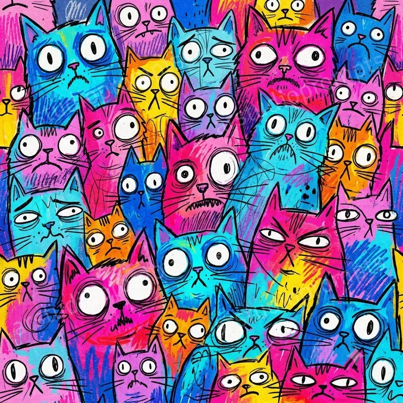 Chaotic Overstimulated Animal Patterns