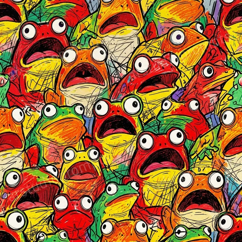 Chaotic Overstimulated Animal Patterns