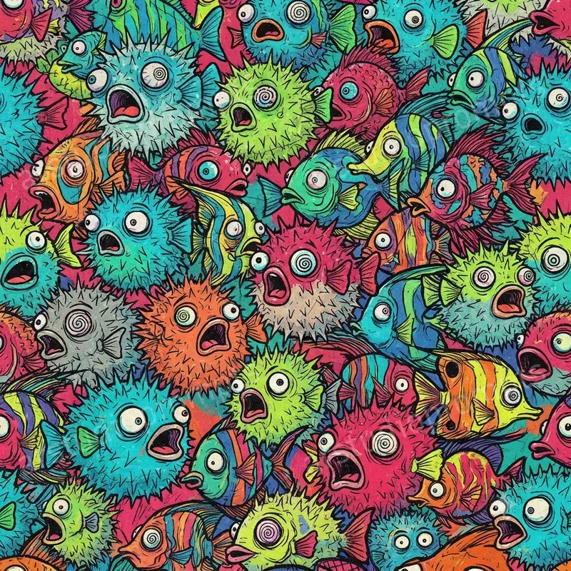 Chaotic Overstimulated Animal Patterns