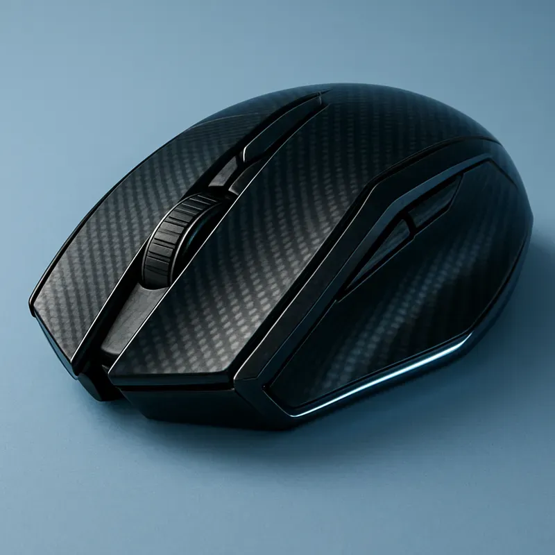 Futuristic Carbon Fiber Objects