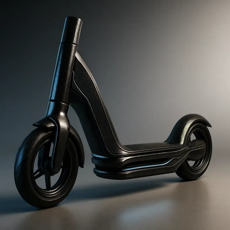 Futuristic Carbon Fiber Objects