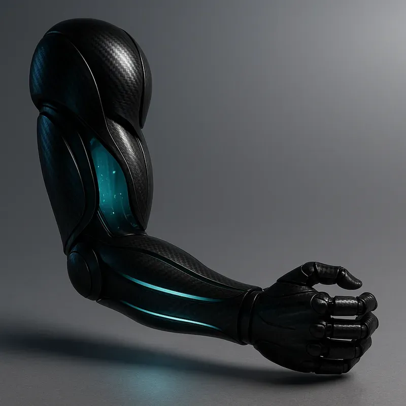 Futuristic Carbon Fiber Objects