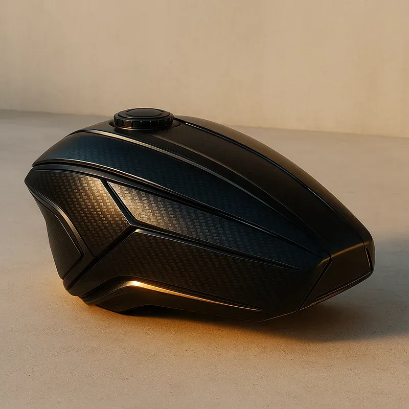 Futuristic Carbon Fiber Objects