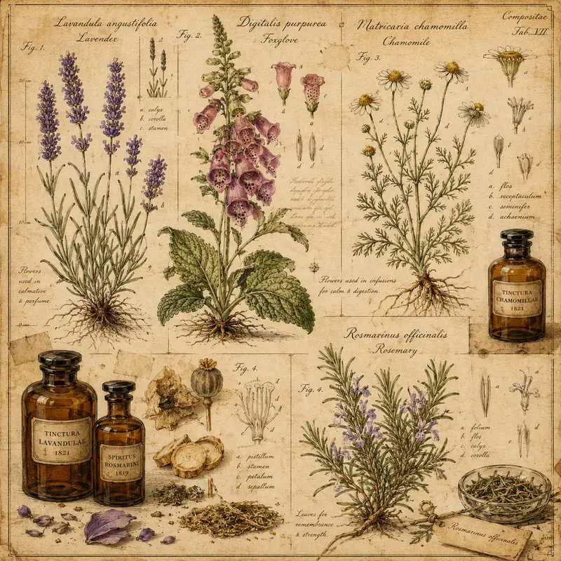 Vintage Botanical Alchemy Atlases