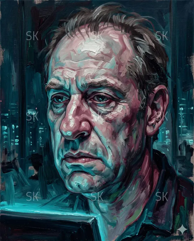 Iconic Caricature Oil Portrait Paintings