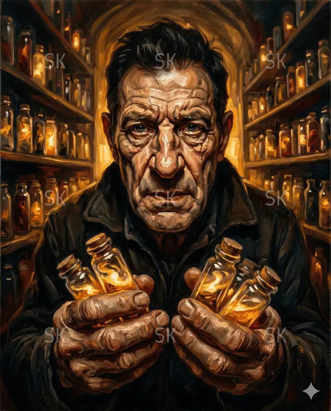 Iconic Caricature Oil Portrait Paintings