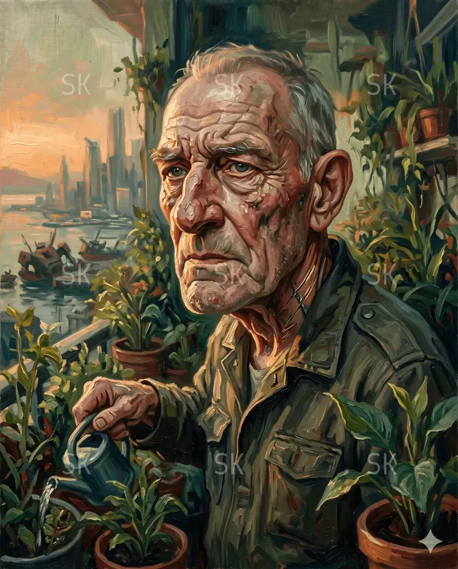 Iconic Caricature Oil Portrait Paintings