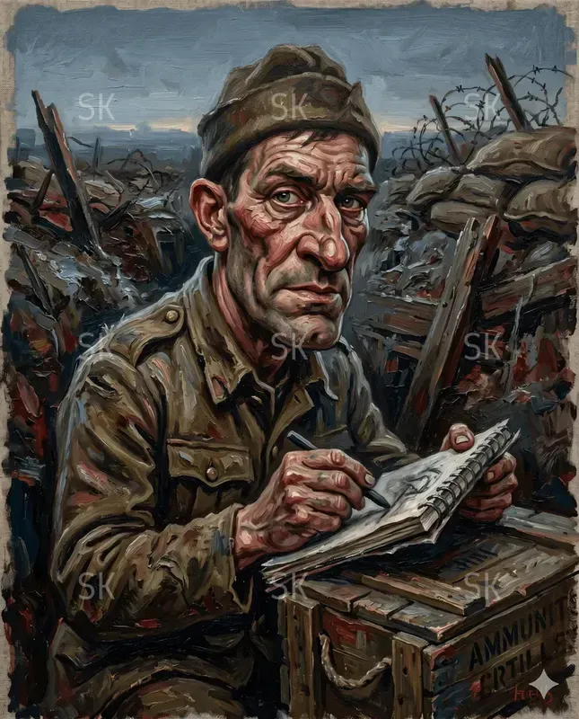 Iconic Caricature Oil Portrait Paintings