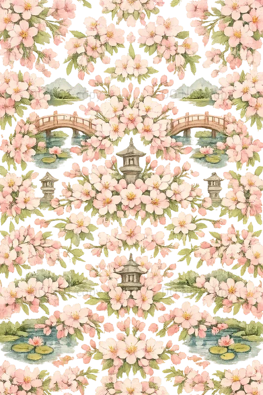 Seamless Botanical Floral Patterns