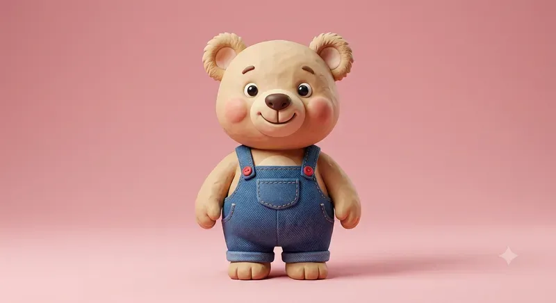 Cute 3D Claymation Animal Characters