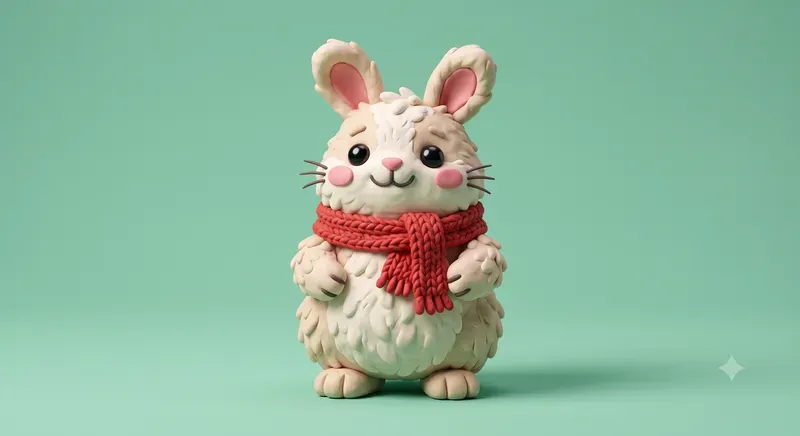 Cute 3D Claymation Animal Characters