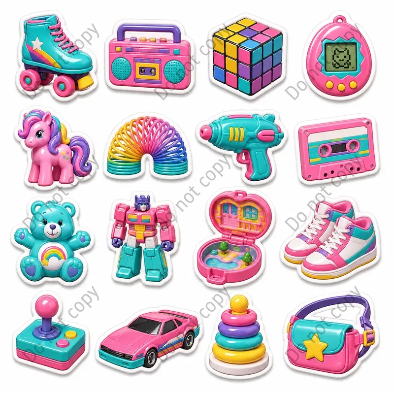 3D Puffy Sticker Sheets Any Themes