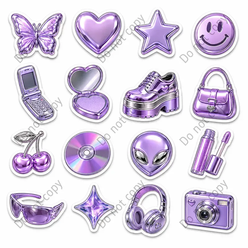 3D Puffy Sticker Sheets Any Themes
