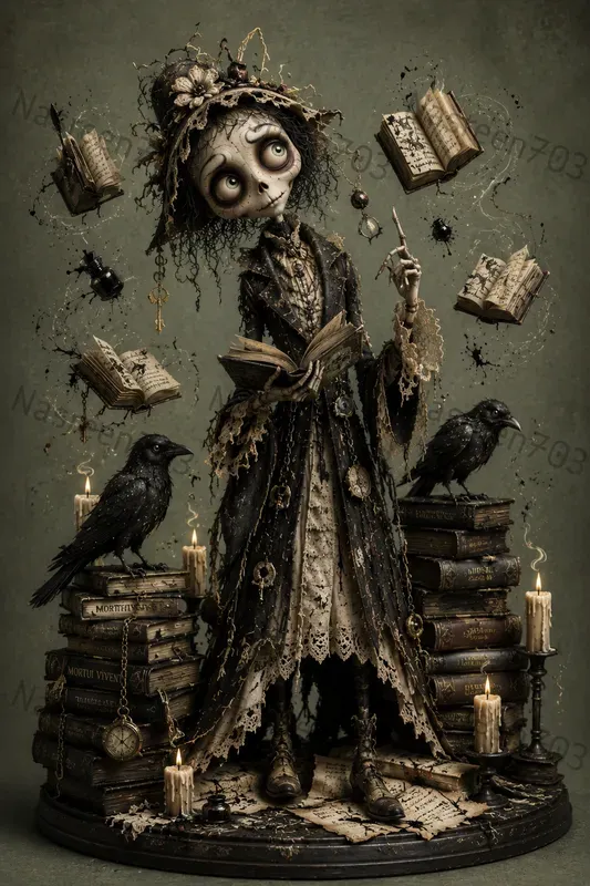 Whimsical Gothic Creature Sculpts