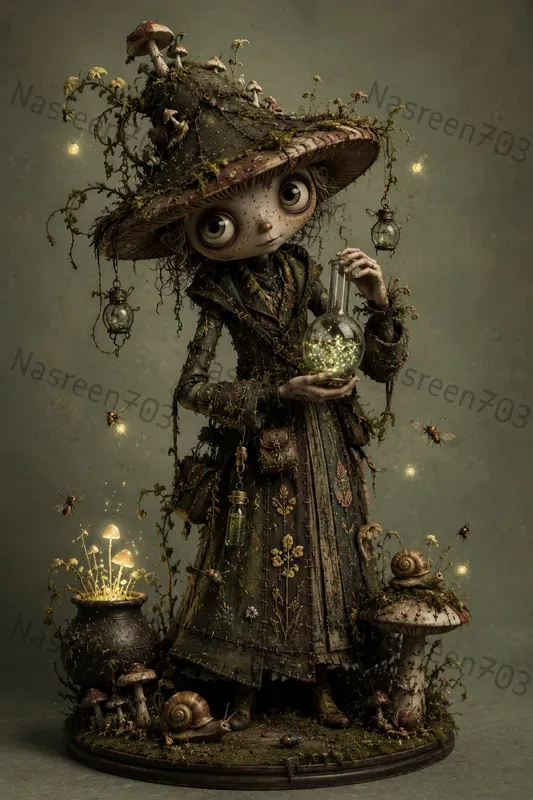 Whimsical Gothic Creature Sculpts