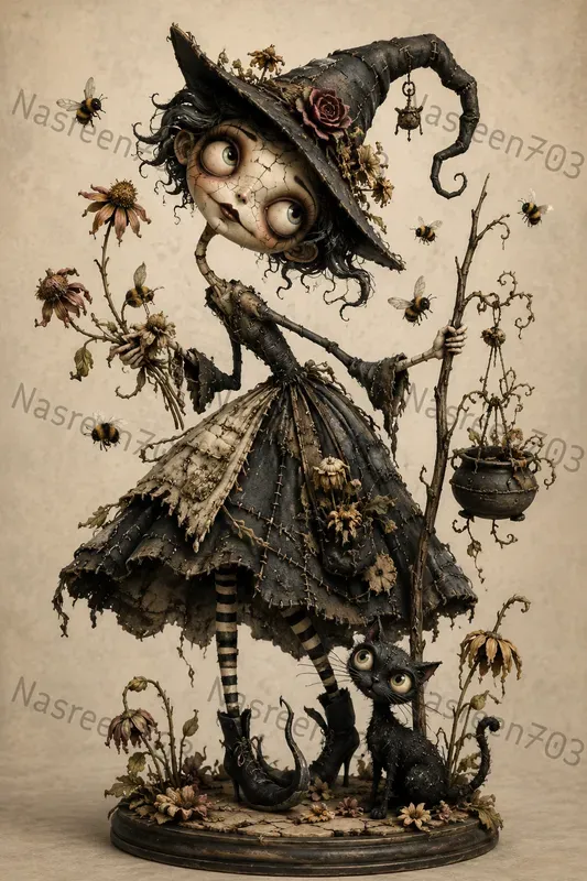 Whimsical Gothic Creature Sculpts