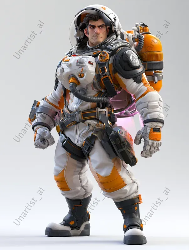 Semi Realistic 3D Mascot Characters