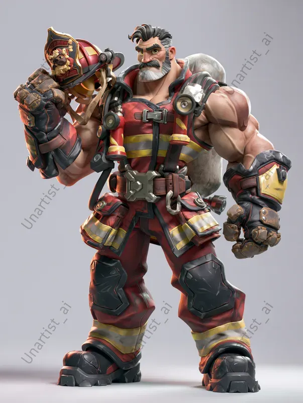 Semi Realistic 3D Mascot Characters