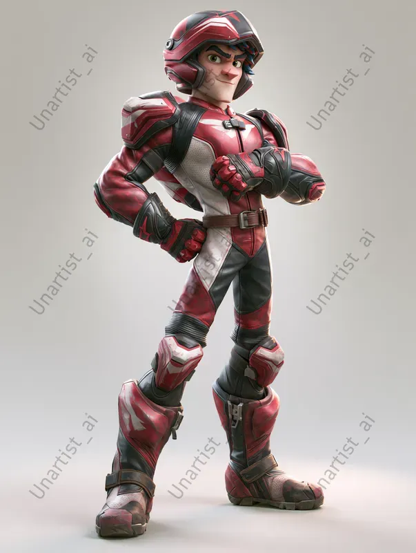 Semi Realistic 3D Mascot Characters