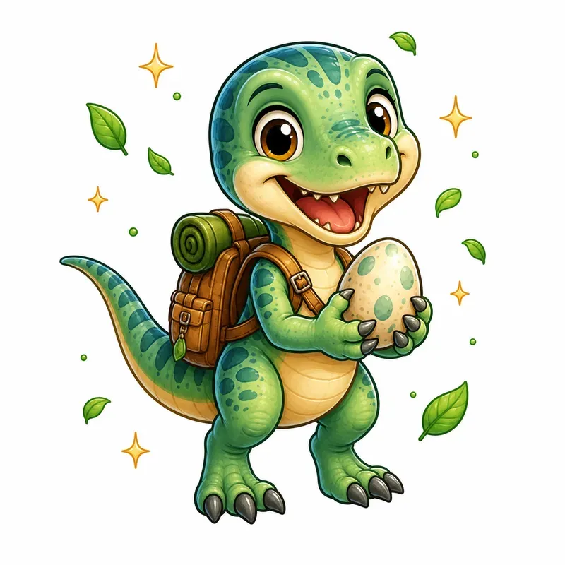Cute Dinosaur Mascot Creators