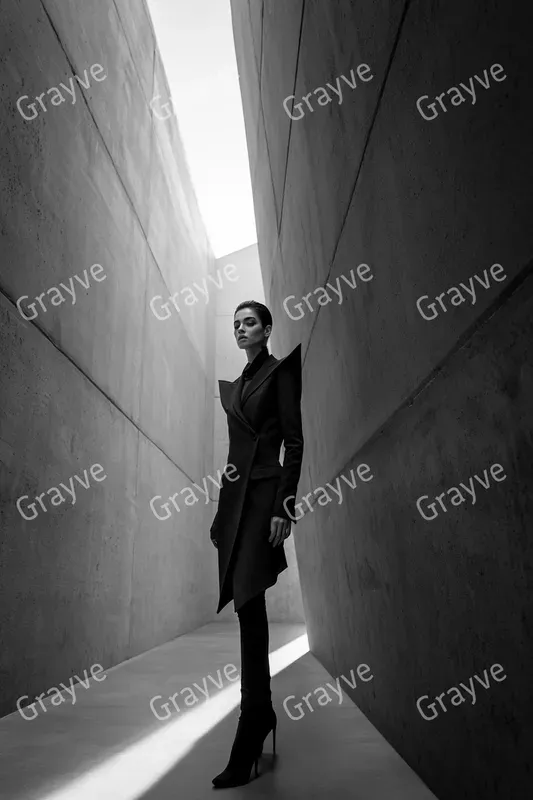 Monochrome Architectural Fashion