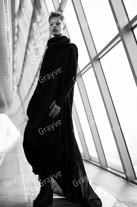 Monochrome Architectural Fashion