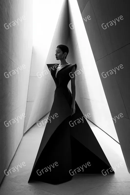 Monochrome Architectural Fashion