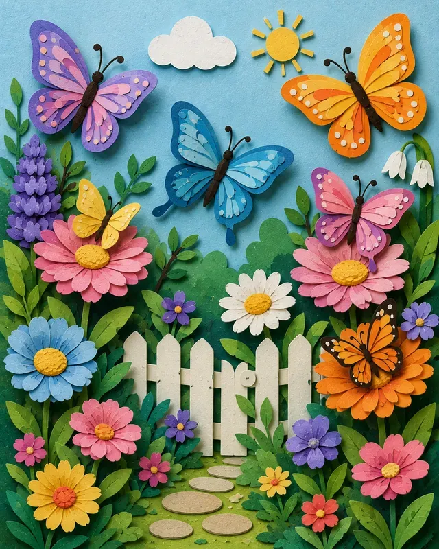 Papercraft 3D Layered Diorama Art