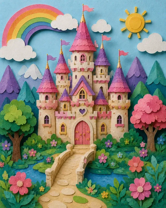 Papercraft 3D Layered Diorama Art
