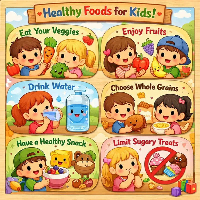 Cute Kids Learning Posters