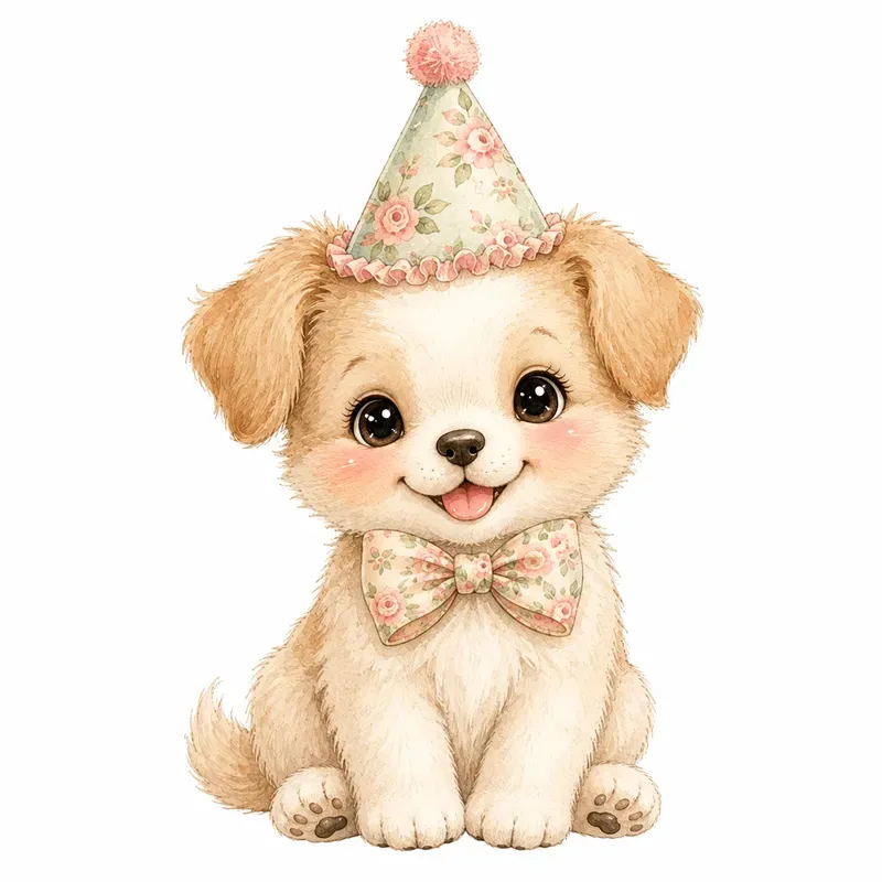 Pastel Birthday Clipart Generator