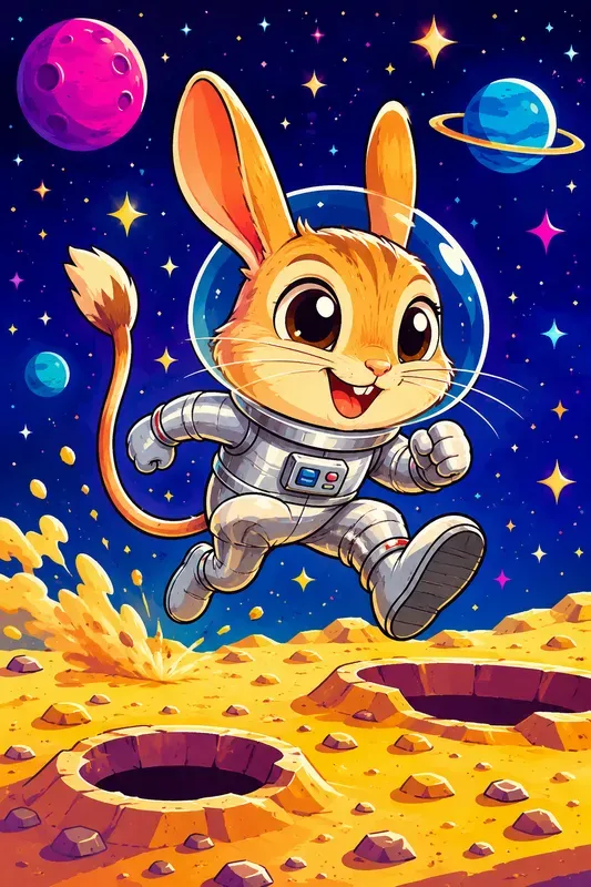 Vibrant Summer Cartoon Character Art