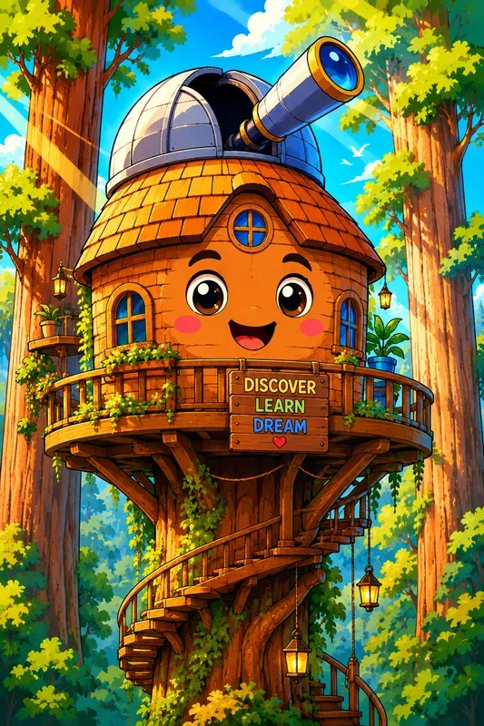 Vibrant Summer Cartoon Character Art