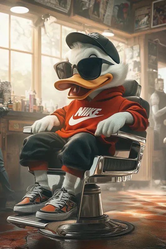 Iconic Characters At The Barbershop