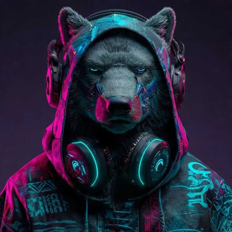 3D Cyberpunk Gaming Avatar Mascot Logos
