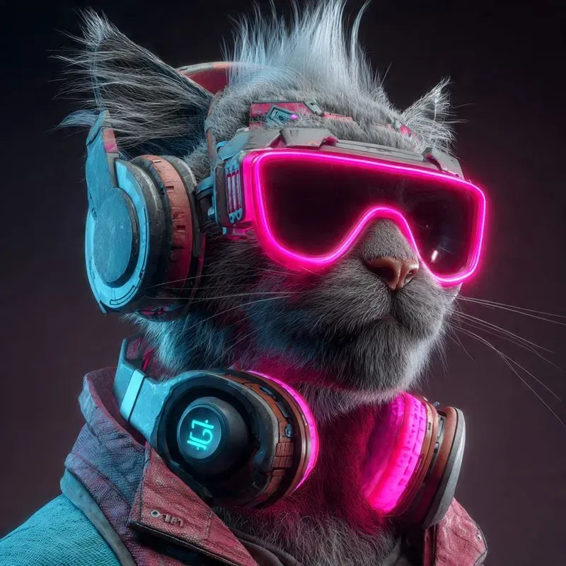 3D Cyberpunk Gaming Avatar Mascot Logos