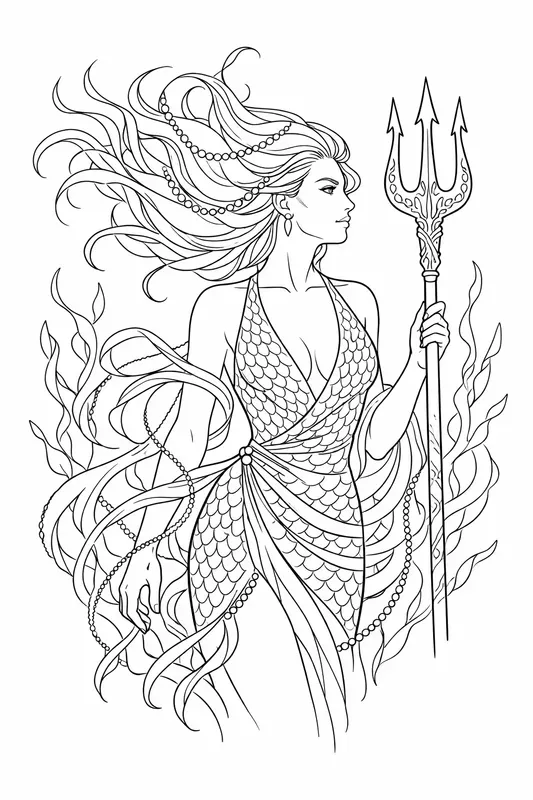Elegant Line Art Woman Tattoo Sets