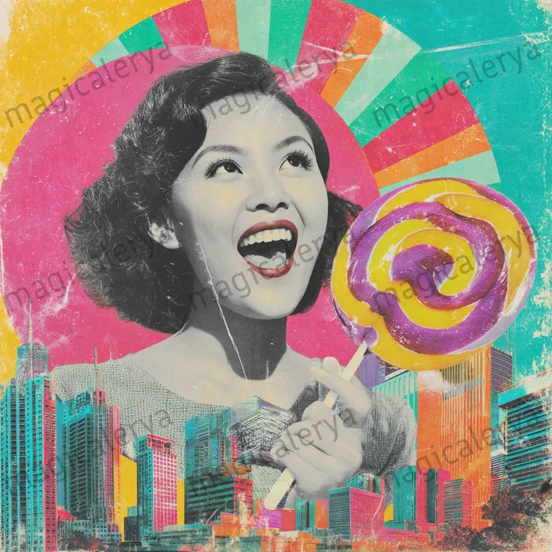 Retro Collage Pop Art Avatars