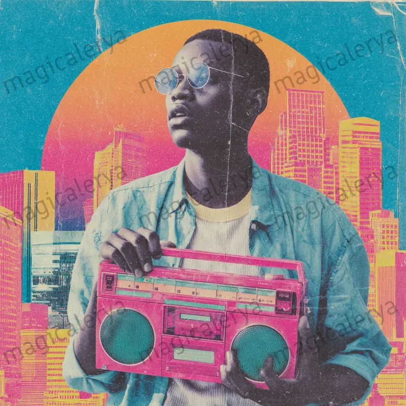 Retro Collage Pop Art Avatars