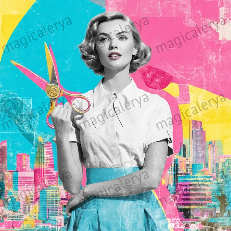 Retro Collage Pop Art Avatars