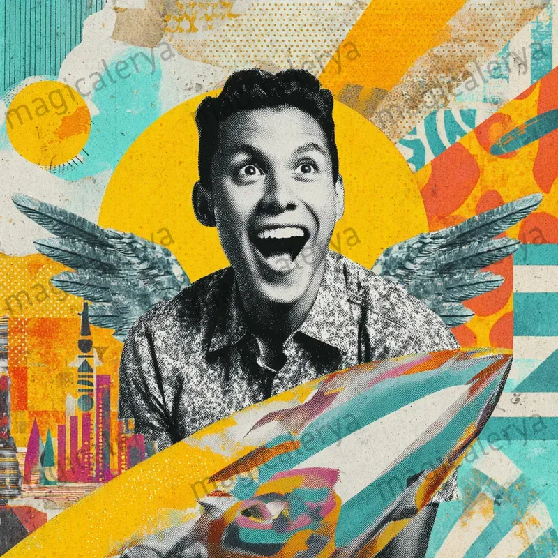 Retro Collage Pop Art Avatars