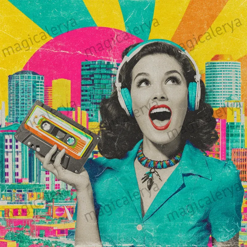 Retro Collage Pop Art Avatars