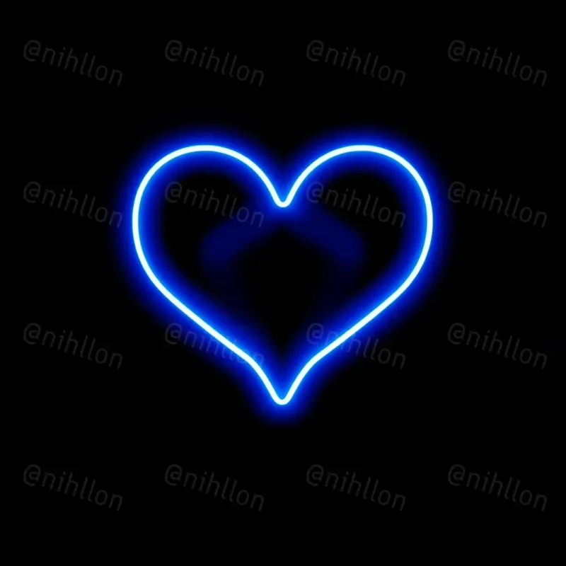 Neon Valentine Symbols