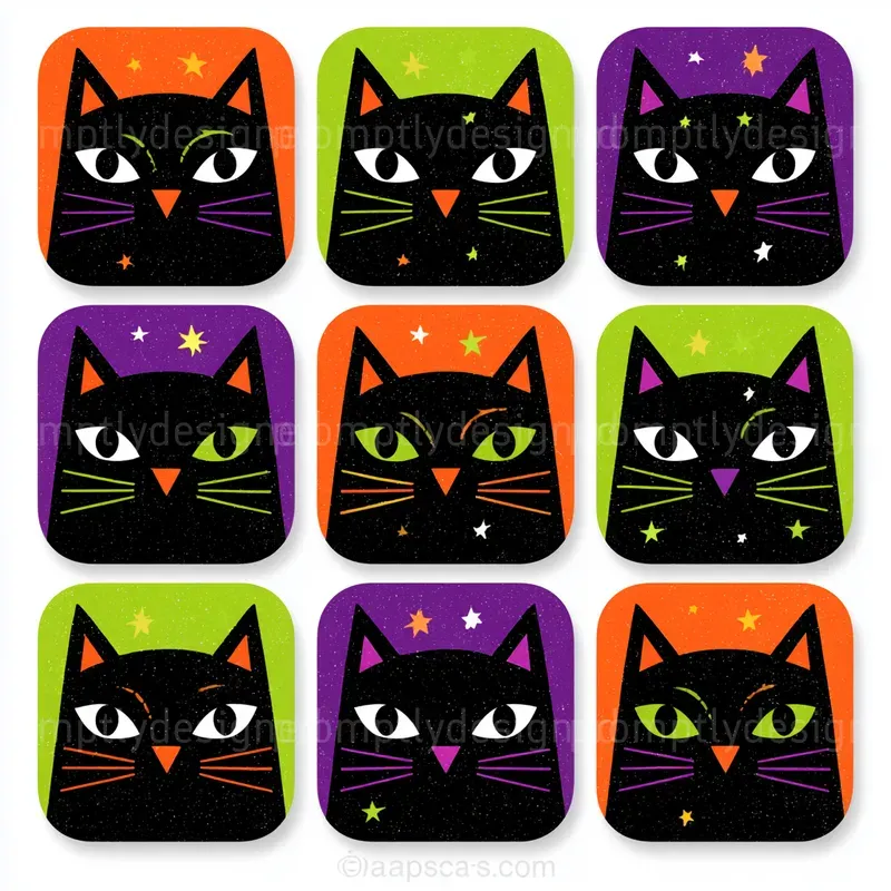 Bright Halloween Icon T Shirt Designs