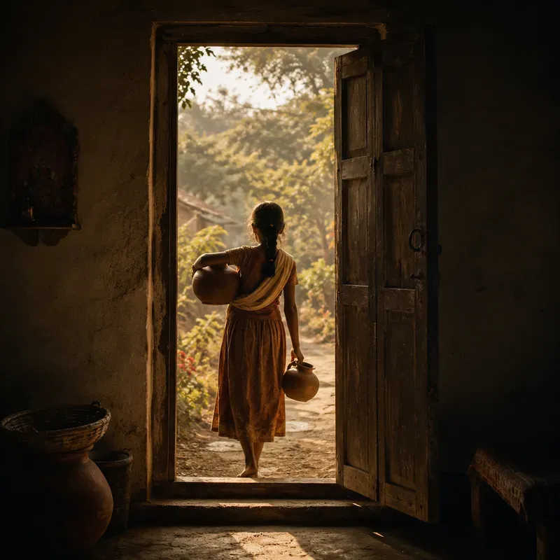Rustic Doorway Cinematic Villages