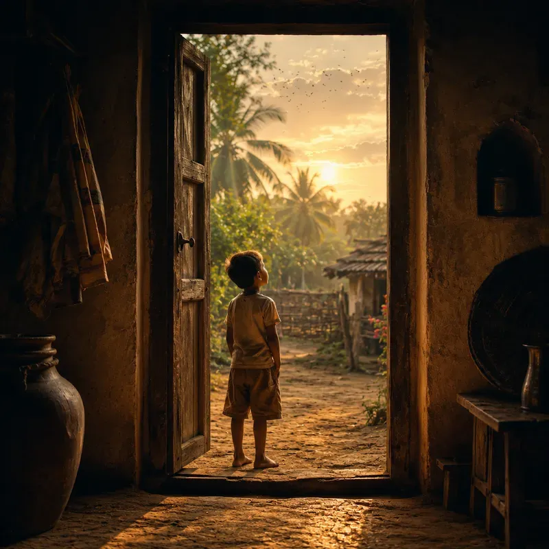 Rustic Doorway Cinematic Villages