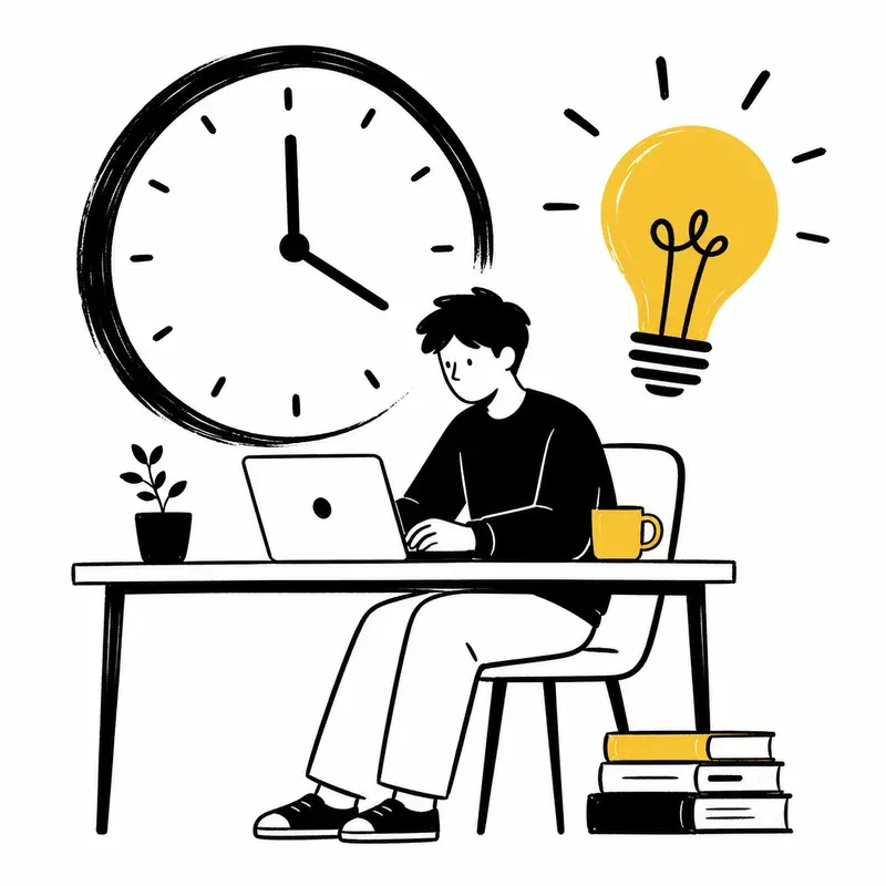 Minimalist Tech Flat Art