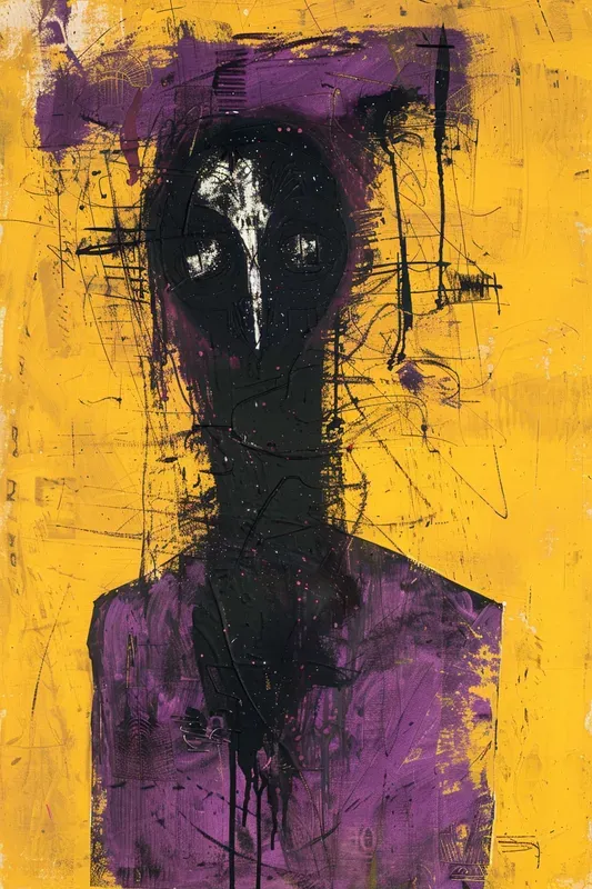 Bold Ritual Folk Poster Art