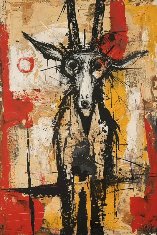 Bold Ritual Folk Poster Art