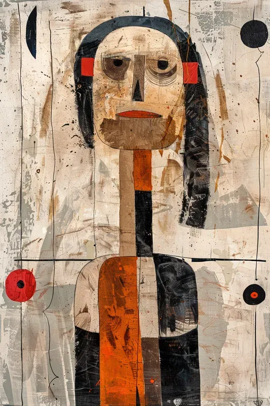 Bold Ritual Folk Poster Art